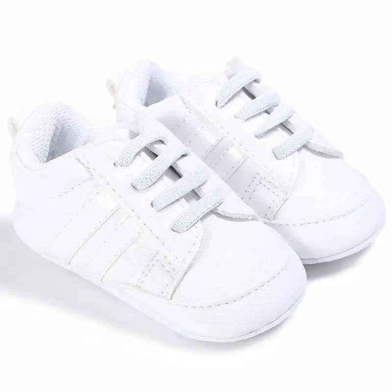 Baby Shoes Classical Sport Soft Sole PU Leather Multi-Color Crib Baby Moccasins Casual Sneakers