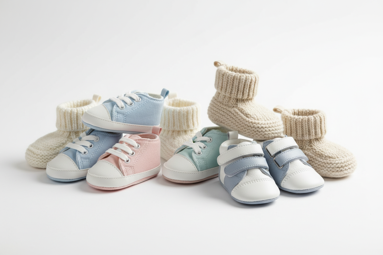 Baby shoes collection image