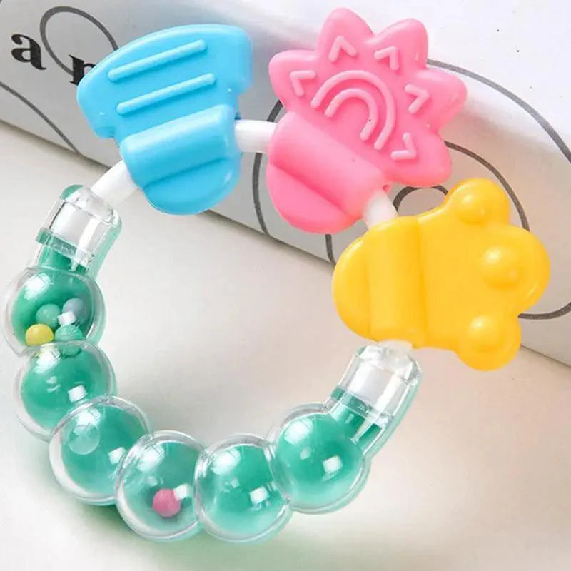 Baby Teether Toys Toddle Safe Banana Teething Ring Silicone Chew Dental Care Toothbrush Nursing Beads Gift For Infant